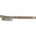 Dynamic Paint Products Dynamic Mini Wire Brush 2x9 Rows Stainless Steel DYN11301